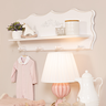 Prateleira Infantil Provence Branco Fosco 0,90 Cm - 2