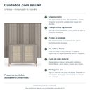 Ver imagem 4 de Kit Smart com Buffet Bend Sextavado Principal Incolar Grigio Metal Dourado