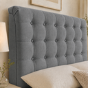 Ver imagem 2 de Cabeceira Ana Estofada Suede p/ Cama Box Solteiro 90cm Quarto
