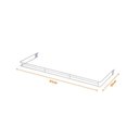 Ver imagem 2 de Aparador Organizador em U 30x91cm Bandeja New Plus Branco - Sa Gôndolas