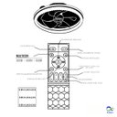 Ver imagem 3 de Luminária Plafon Ventilador Teto Miniwind Madeira Clara 23w