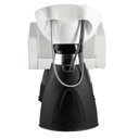 Ver imagem 5 de Lavatório de Cabelo Salão de Beleza Cabelereiro Square Ducha Registro Class Estofado Perola