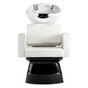 Ver imagem 2 de Lavatório de Cabelo Salão de Beleza Cabelereiro Square Ducha Registro Class Estofado Perola