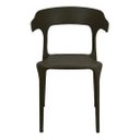 Ver imagem 5 de Cadeira Chifre Preta – Design Moderno em Polipropileno para Sala e Cozinha