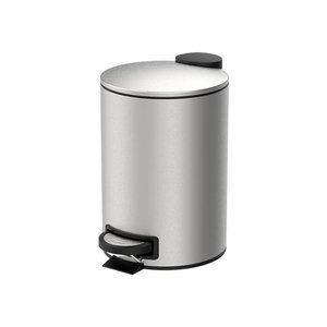 Lixeira para Banheiro e Cozinha Inox com Pedal Spin 3 Litros - Brinox