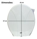 Ver imagem 6 de Assento Master Vaso Sanitário Universal Oval Diversas Cores