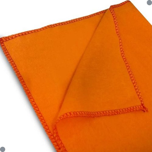 24 Flanelas Laranja ou Branco Grande Limpeza Atacado Kit Top - 8