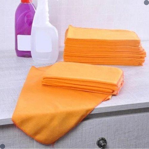 24 Flanelas Laranja ou Branco Grande Limpeza Atacado Kit Top - 4