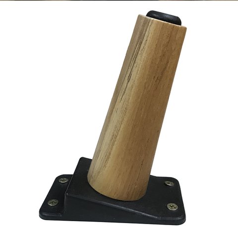 Kit 8 Pés De 20cm Cônico Retrô Para Móveis Pé Palito Pintado:Natural