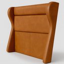 Ver imagem 6 de Cabeceira para Cama Box Casal 158cm Bono Lisa Courino Caramelo - Sallar Home