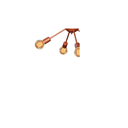 Ver imagem 2 de Lustre Pendente Moderno Sputinik Atomo Cobre 8l