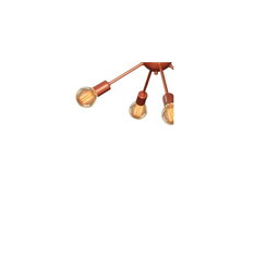 Lustre Pendente Moderno Sputinik Atomo Cobre 8L - 2