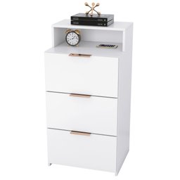 Gaveteiro de Cabeceira Quarto Closet C Nicho Ajl Store Gaveteiro Organizador Escritorio - 1