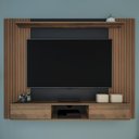 Ver imagem 1 de Painel para Tv até 75 Polegadas Nevada 2 Portas Pinho Ripado/preto - Artely Móveis