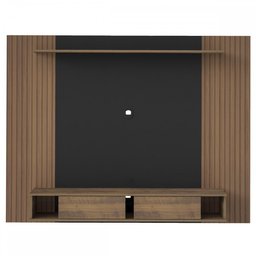 Painel para Tv até 75 Polegadas Nevada 2 Portas Pinho Ripado/preto - Artely Móveis - 3