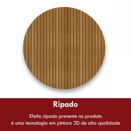 Painel para Tv até 75 Polegadas Nevada 2 Portas Pinho Ripado/preto - Artely Móveis - 5