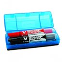 Ver imagem 7 de Kit 3 Marcadores Quadro Branco + Apagador de Quadro Branco Pilot Azul, Preto e Vermelho