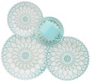 Ver imagem 6 de Kit Pratos Rasos e Fundos Donna Mandala 24 Peças Oxford Cerâmica