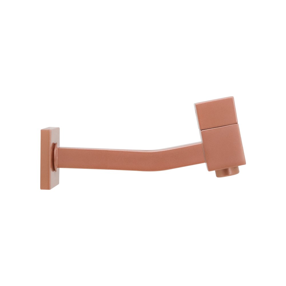 Torneira Link Quadrada Rose Gold Banheiro De Parede Média - 1