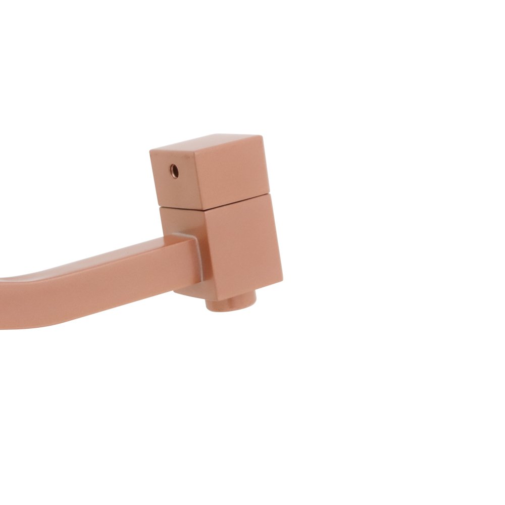 Torneira Link Quadrada Rose Gold Banheiro De Parede Média - 4