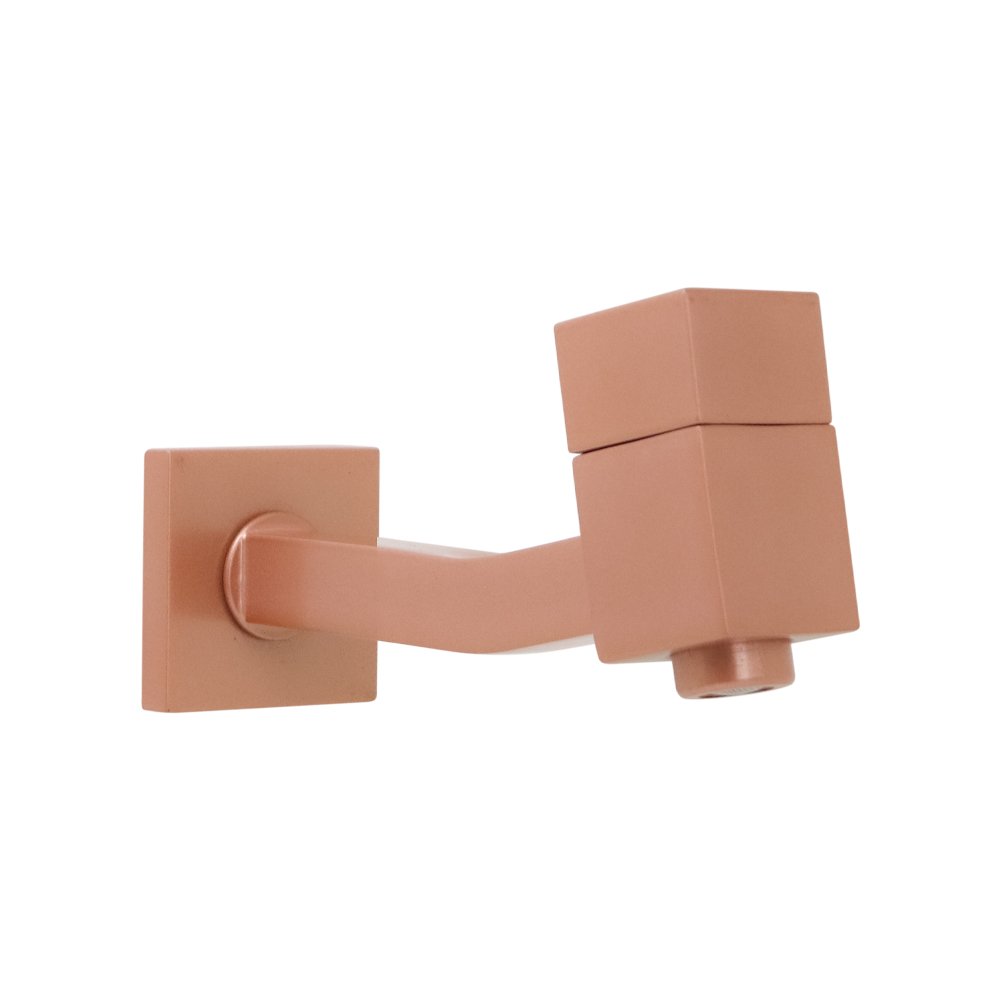 Torneira Link Quadrada Rose Gold Banheiro De Parede Média - 2