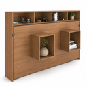 Ver imagem 4 de Cama de Solteiro Horizontal Dobrável Articulada 88cm Amêndoa - Tecno Mobili