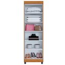 Ver imagem 2 de Armário Multiuso 2 Portas 6 Prateleiras Cinamomo Off White