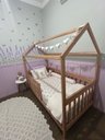 Ver imagem 3 de Cama Casinha Infantil - Tamanho Especial Envernizada