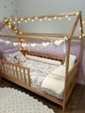 Ver imagem 5 de Cama Casinha Infantil - Tamanho Especial Envernizada