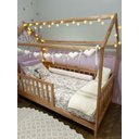 Ver imagem 5 de Cama Casinha Infantil - Tamanho Especial Envernizada