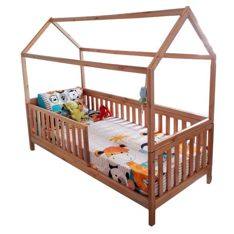 Cama Casinha Infantil - Tamanho Especial Envernizada