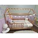 Ver imagem 6 de Cama Casinha Infantil - Tamanho Especial Envernizada