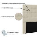 Ver imagem 2 de Cabeceira King 1,95m Verona Corano Marfim