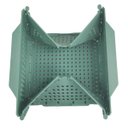 Ver imagem 6 de Cesta Secar Frutas Vegetais Verduras Escoador Alimentos Drenagem Cozinha Pia Fruteira Dobravel Porta