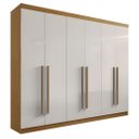 Ver imagem 1 de Guarda Roupa 6 Portas - da Vinci Plus:Cinamomo / Off