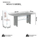 Ver imagem 3 de Conjunto Sala de Jantar com 8 Cadeiras Lara