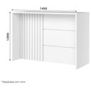 Ver imagem 3 de Bancada Gourmet Americana Branco Hp - Henn