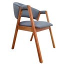 Ver imagem 5 de Mesa Redonda Leda 90cm MDF & 04 Cadeiras Estofadas Ergonômica