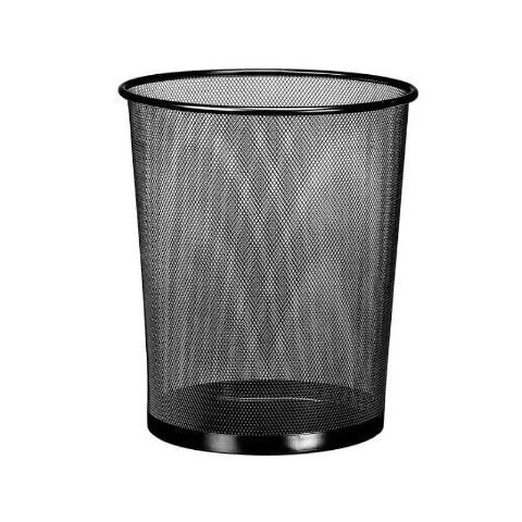 Lixeira com Tela sem Tampa Black 9 L - Mimo Style - ALX04