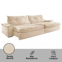 Ver imagem 3 de Sofá Apollo Linho 02 Módulos 120 Cm B25cm Meu Sofá Online A294 Linho Creme