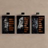 Kit 3 Quadro Decorativo Motivacional Leão Águia Lobo Foco 28x20cm - 2