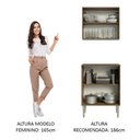 Ver imagem 6 de Kit Armário de Cozinha 4 Portas com Armário Aéreo e Balcão Emilly Madesa
