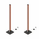 Ver imagem 1 de Kit 2 Luminária de Chão Coluna Led Geórgia 18w Bivolt 2000lm em Madeira Maciça