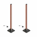 Ver imagem 3 de Kit 2 Luminária de Chão Coluna Led Geórgia 18w Bivolt 2000lm em Madeira Maciça