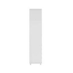 Guarda-roupa Casal com Espelho 5 Portas 4 Gavetas 100% Mdf Look 226 Cm - Branco Fosco C/ Champanhe - 8