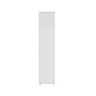 Guarda-roupa Casal com Espelho 5 Portas 4 Gavetas 100% Mdf Look 226 Cm - Branco Fosco C/ Champanhe - 8