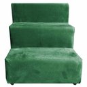 Ver imagem 2 de Escada Pet para Cães e Gatos Teddy 3 Degraus Verde