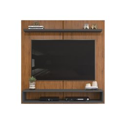 Painel para Tv até 50 Polegadas 1 Prateleira Théo Dj Móveis Freijó/cinza Urbano - 3