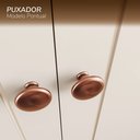 Ver imagem 5 de Guarda-Roupa Americano Solteiro 4 Portas 100% MDF Pérola Yescasa Bege/Carvalho/Off White