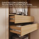 Ver imagem 7 de Guarda-roupa Solteiro 4 Portas 100% Mdf Pérola Yescasa